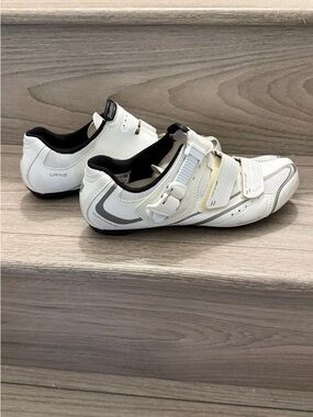 SHIMANO WOMANS WR42W ROAD SHOE, WHITE, SIZE 40